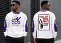 SV Super Vision "Pull Up Your Pants" Flame Crewneck — White