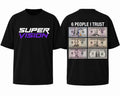 SV Super Vision "6 People I Trust" Oversized Tee — Black