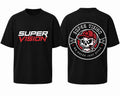SV Super Vision "No Rules Just Style" Skull Tee — Black